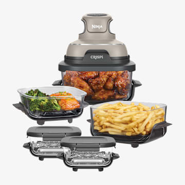 Air Fryer modulaire en verre Ninja CRISPi Beige avec 5 récipients